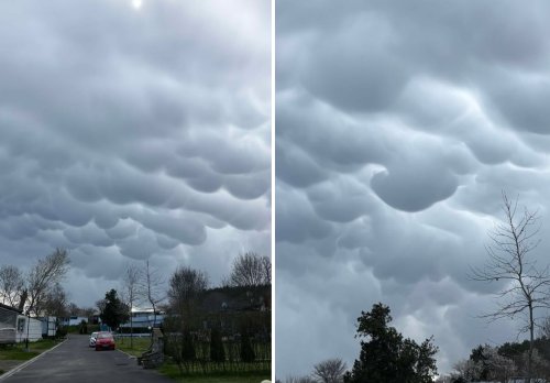Небето над морето се преобрази: Уникални облаци край &bdquo;Оазис&ldquo;