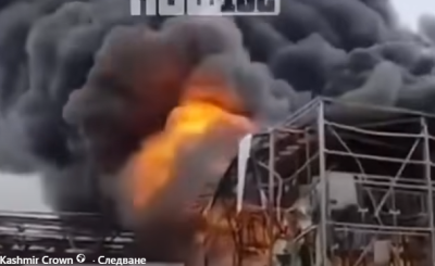 Иран удари ключова индустриална зона: Пожар в химически комплекс (ВИДЕО)