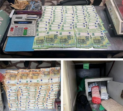 Акция срещу купения вот край Бургас: Откриха над 20 000 евро в каса