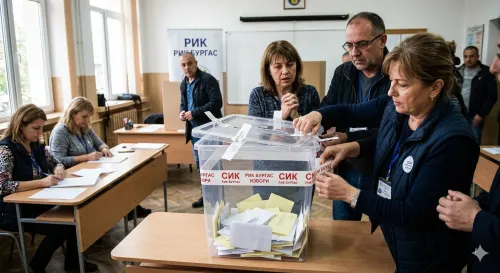 Скандал в Бургас: Член на СИК отвори урна преди края на вота