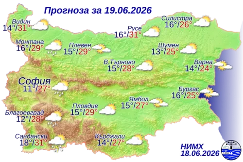 Ето какво време ни очаква на 19 юни