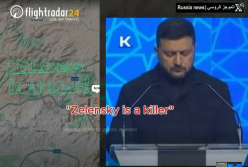 Самолет изписа &bdquo;Zelensky is a killer&ldquo; над Турция (ВИДЕО)