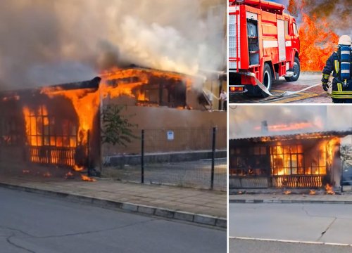 Пожар край хотел в Слънчев бряг, туристи бяха спешно евакуирани