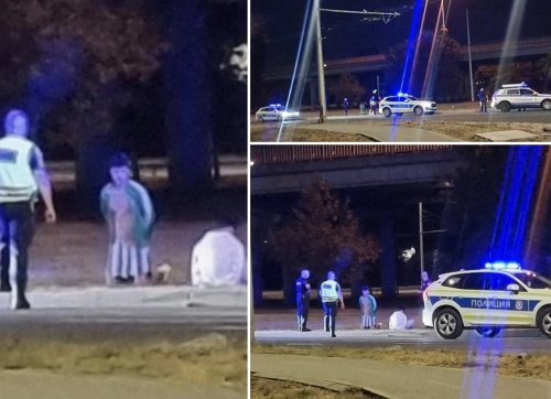 Среднощна гонка в Бургас: Кола се разби на кръговото за &bdquo;Меден рудник&ldquo;, двама са арестувани