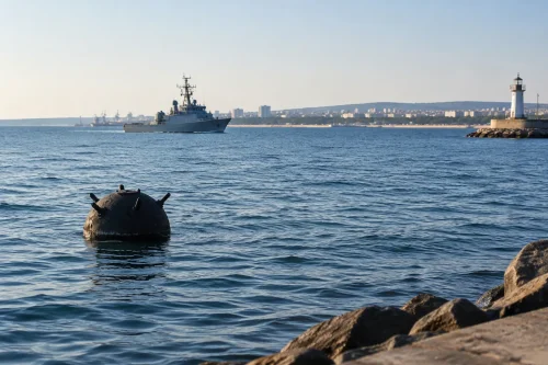 Военноморският елемент във Варна отрече данни за мина край Емине