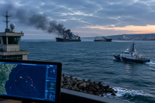 Морска администрация спря издирването на моряците след ударите край Варна
