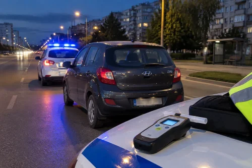 Полицията в Бургас хвана шофьор с 1,33 промила