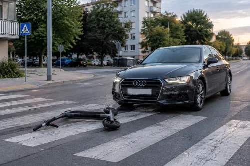 Автомобил блъсна 12-годишно момче с тротинетка в Бургас
