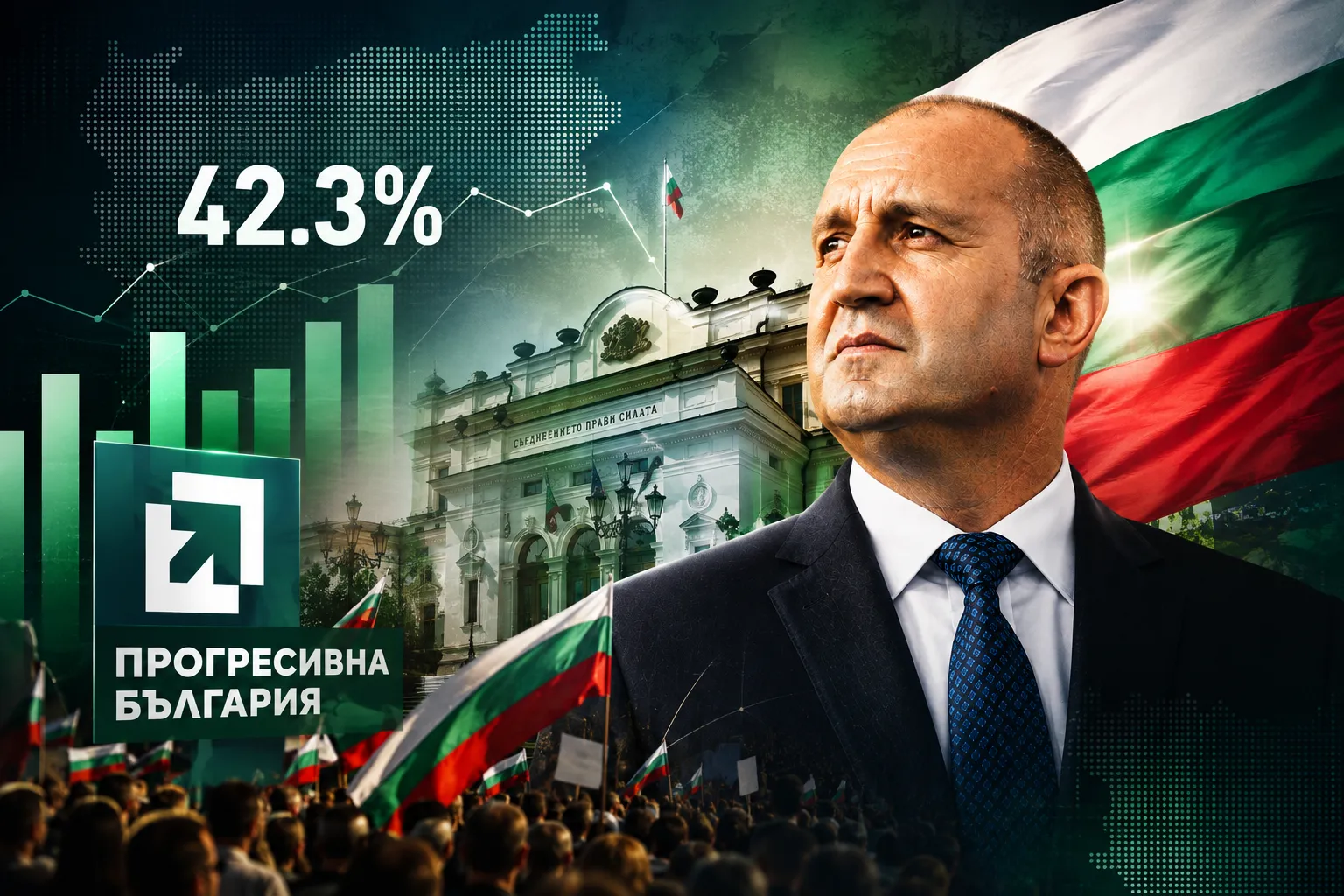 &bdquo;Прогресивна България&ldquo; мачка конкуренцията: Абсолютно мнозинство при избори днес