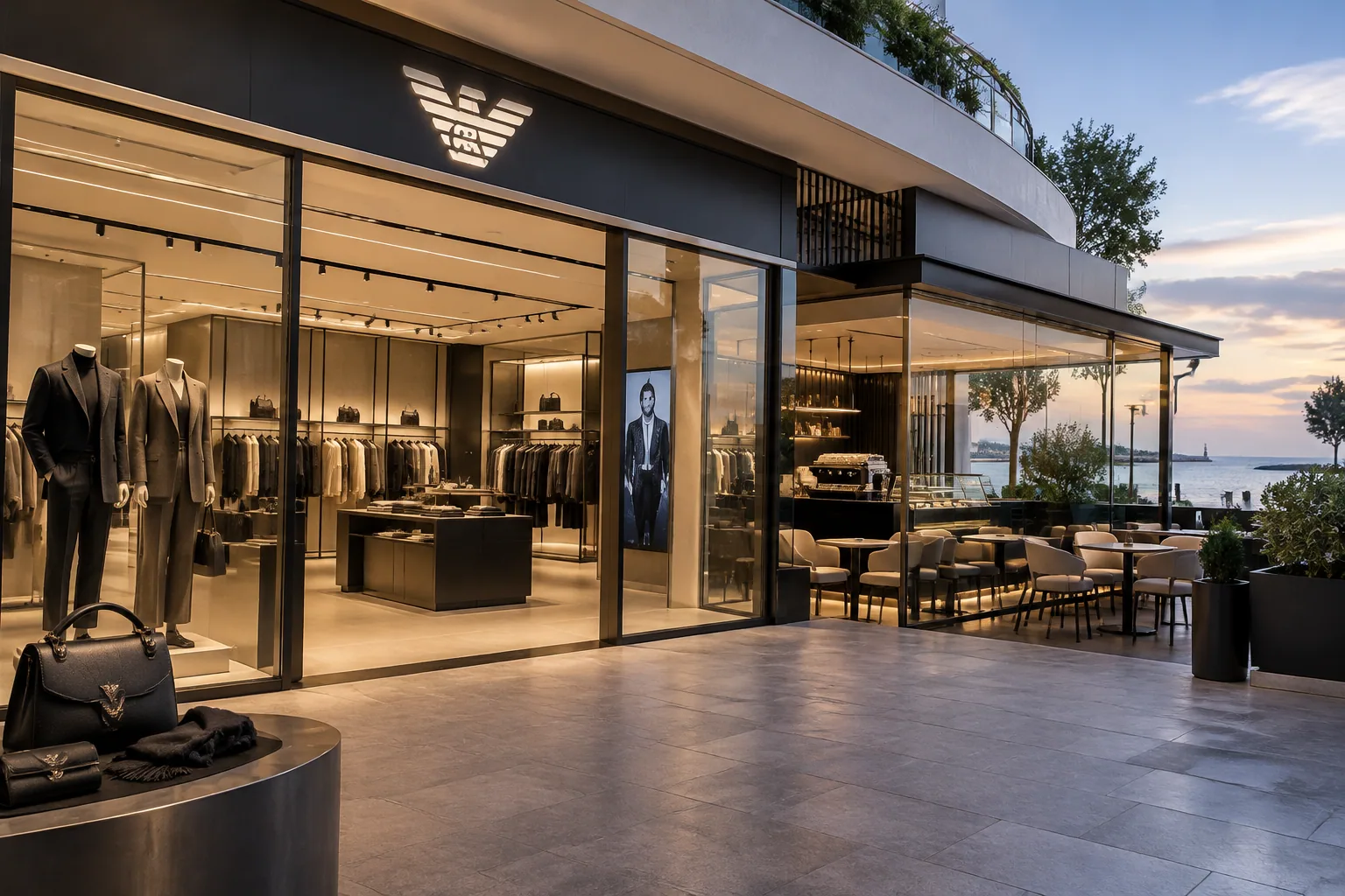 Emporio Armani откри магазин и първото Armani/Caffè в Бургас