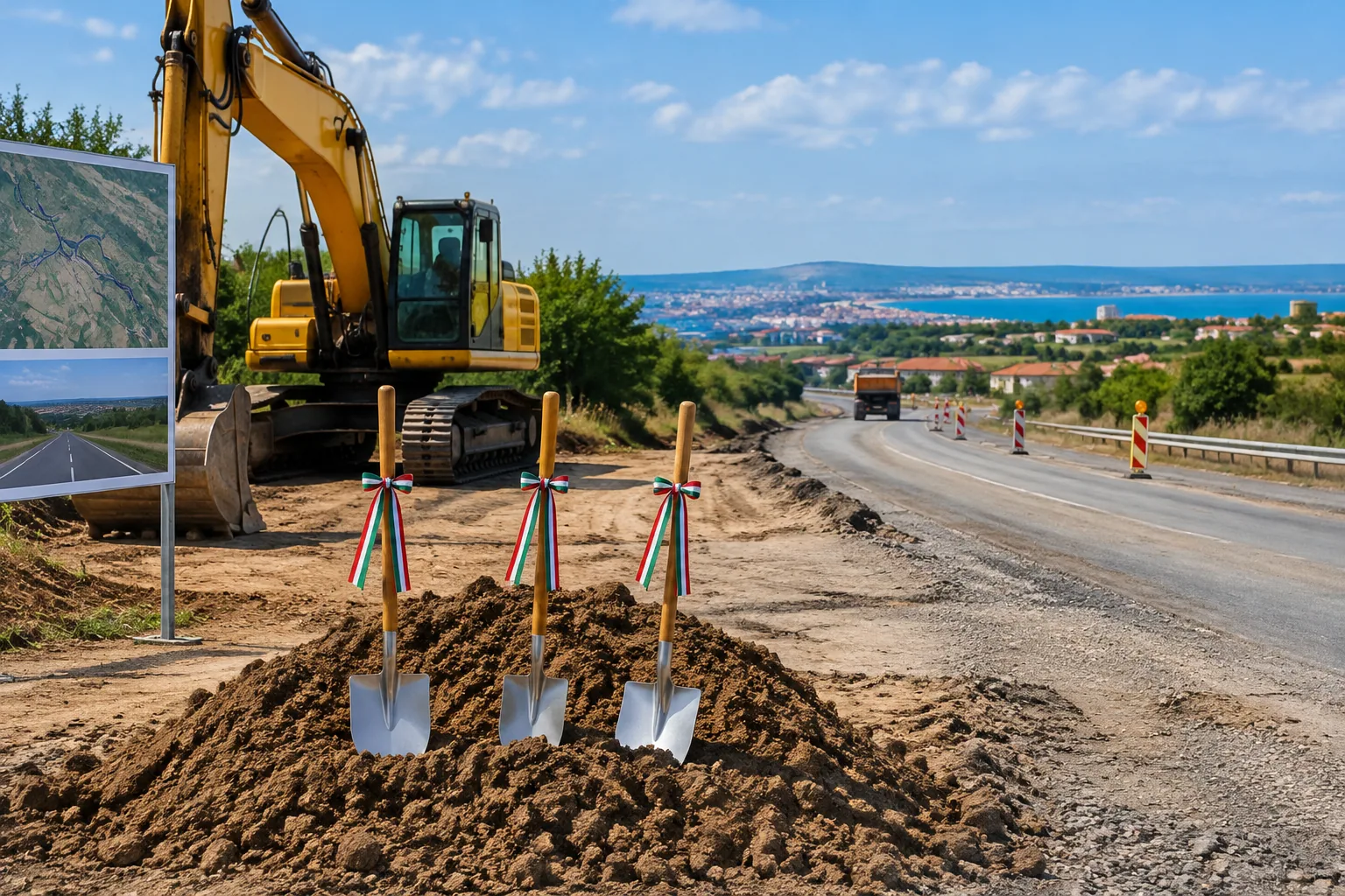 МРРБ започна ремонта на пътя през Каблешково за 84 млн. лв.