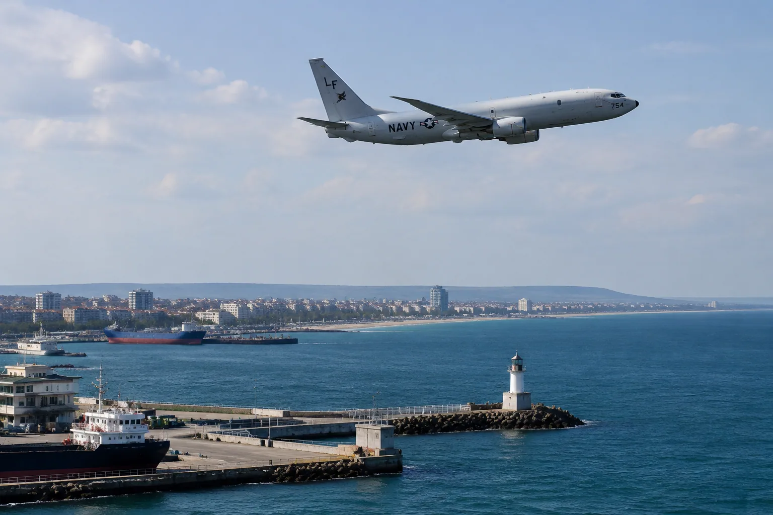 САЩ изпратиха P-8A „Посейдон“ над Черно море