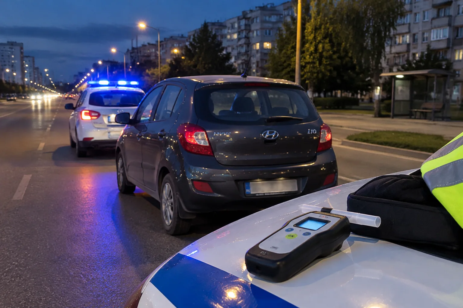 Полицията в Бургас хвана шофьор с 1,33 промила