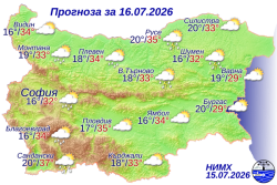 Вижте какво време ни очаква на 16 юли