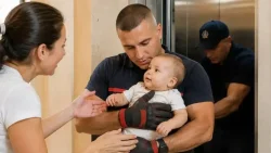 Спасиха бебе, останало само в блокиран асансьор в Бургас