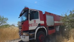 Пожар пламна в регионалното депо за отпадъци на Созопол, Приморско и Царево