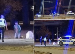 Среднощна гонка в Бургас: Кола се разби на кръговото за &bdquo;Меден рудник&ldquo;, двама са арестувани