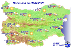 Вижте какво време ни очаква на 28 юли