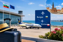Ryanair пуска редовни полети Бургас–Вроцлав от март 2027