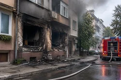 Пожар изпепели две стаи в кооперация на ул. „Уилям Гладстон“