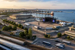Бургас мести Евровилидж на Пристанище Бургас до Магазия 7
