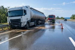 АПИ възстанови движението по път I-9 Бургас–Варна край Баня