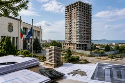 Община Бургас и синдикът спорят за данъчни оценки на Небостъргача