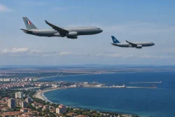 Два Airbus A330 MRTT кръжаха край Бургас над Черно море