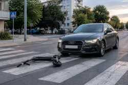Автомобил блъсна 12-годишно момче с тротинетка в Бургас